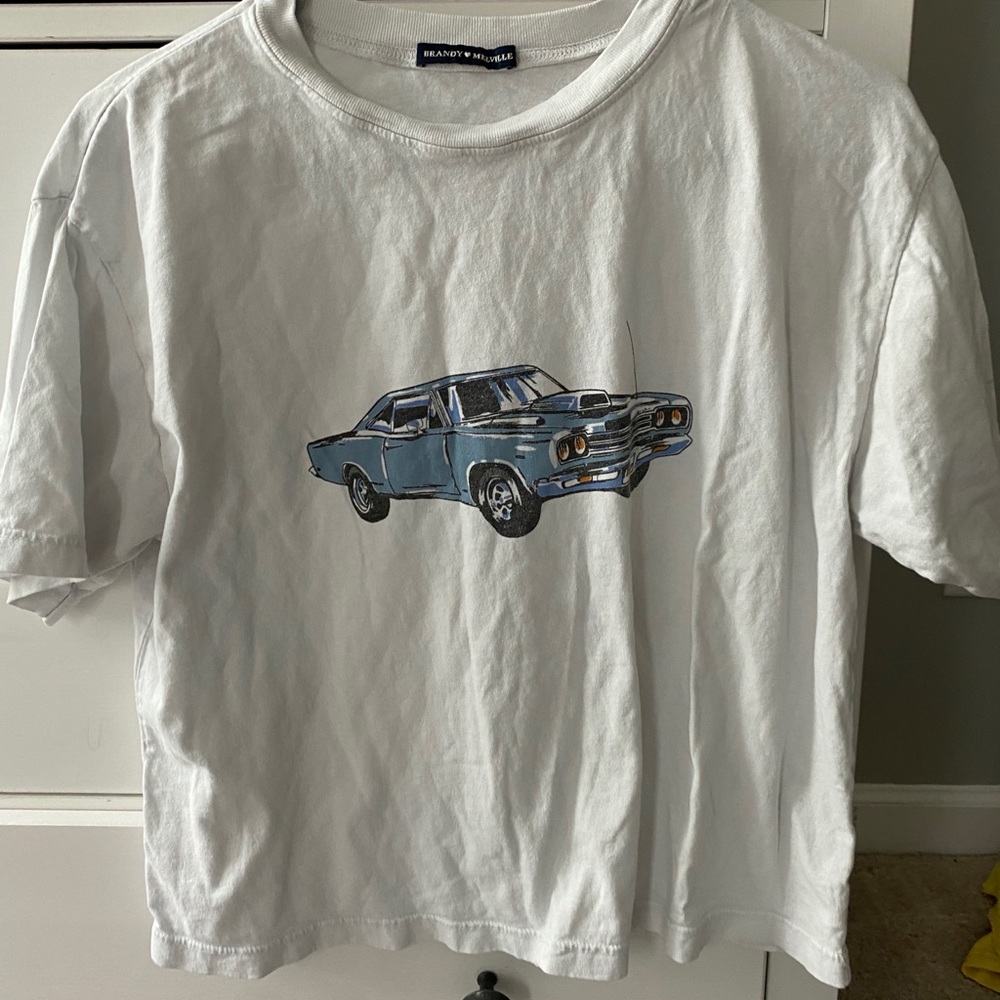 Brandy Cars Cropped Tee